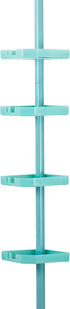 Bath Bliss 4 Tier Tensions Corner Shower Caddy | Shelves | Adjustable