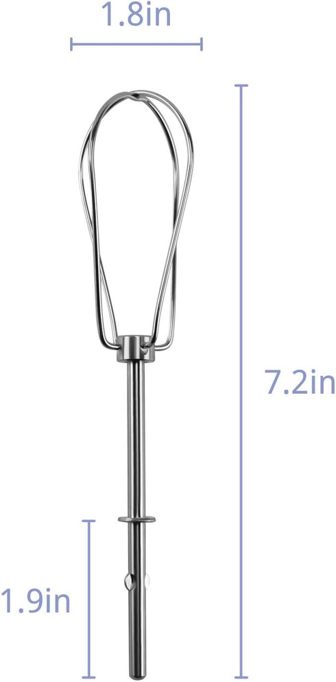 W10490648 Hand Mixer Turbo Beaters for Blending Soups, Smoothies, Shakes, Egg Whites, Replaces AP5644233, AP6022244