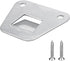 6 PCS Wall Fan Mounting Bracket Wall Fan Support Hook Kit Support Hook for Wall-Mount Fan for Wall-Mount Fan and Range Hood 2.91" 2.36"