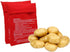 UPSTORE 4Pcs 10 8 Inch Red Microwave Potato Bag Reusable Cooker Pouch for Potatoes Corn Cobs Yams - x