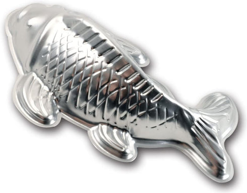 3D Aluminum Alloy Fish-Shaped Cake Mold, Fondant Cake Decoration Bakeware for Carp Cake