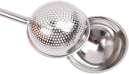 304 Stainless Steel Flour Powder Filter Spoon, Baker Dusting Wand for Sugar, Flour, Spices, Sourdough Baking Supplies