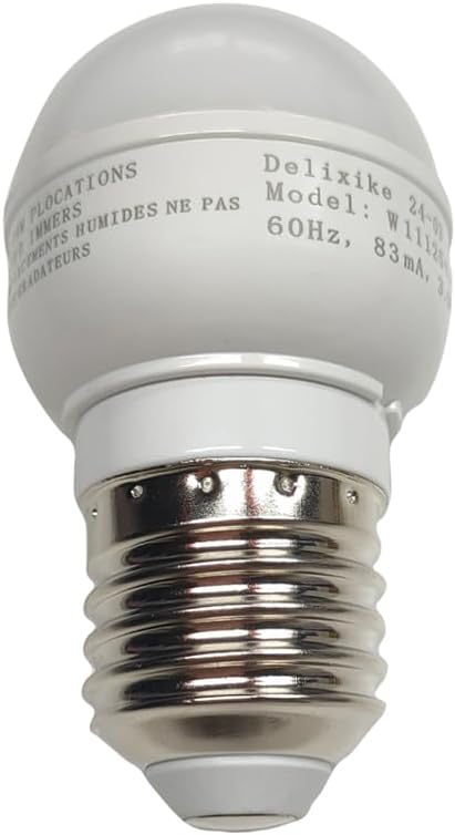 W11043014 W10565137 W10837631 LED Light 1pc 120v Compatible Whirlpool Refrigerator LED White Bulb by Delixike