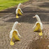 Whimsical Banana Duck Sculpture, Creative Banana Duck Art Statue for Garden Yard Outdoor Decor (1 pc)