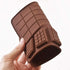 Newk Silicone Break Apart Chocolate Molds, Candy and Energy Bar Molds, Pack of 6