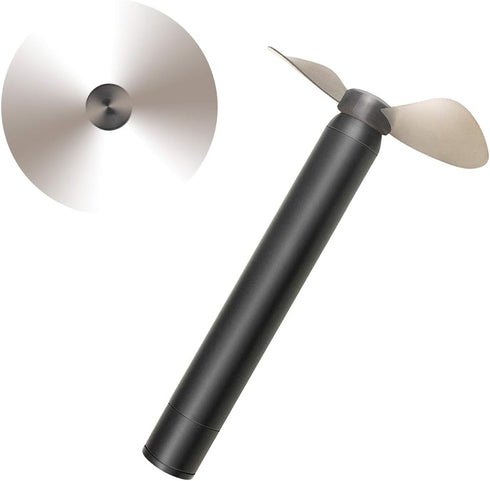 GS GLOWSEEN Pocket Fan, Mini Handheld Battery Powered Cooling Fan for Home Office Travel Camping