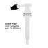 Monin Syrup Pump for 750ml Glass Bottles, Mess-Free Dispensing, Tip Cover Included, White