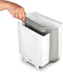 Glad Roomate Collapsible Waste Bin, 2 Gallon, Compact Travel Trash Can with Expandable Design