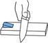 AGM Angle Wedges for Sharpening Knives, 10 to 20 degrees, Blue