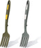 2pcs Silicone Flexible Forks, Large Heat Resistant Cooking Fork, Multifunctional Nonstick Blending Fork for Kitchen
