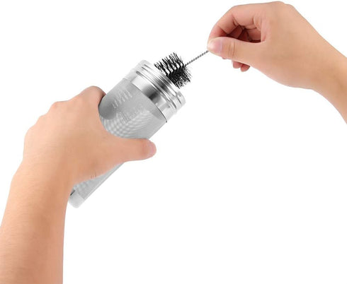 Beer Dry Hopper Filter, 300 Micro Mesh Stainless Steel Beer Hop Strainer with Cleaning Brush for Homebrew, Wine, Coffee
