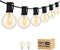 RYKUG Outdoor String Light 50FT Patio Black with 52 Shatterproof G40 LED Clear