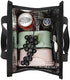 FUXINGYAO Reusable Lunch Bag, Insulated Lunch Tote for Adult Women Men, Perfect for Work, Beach or Travel (Black)