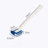 Toilet Brush Bowl Brush, Bathroom Brush for Deep Cleaning, Scratch-Free Curved Good Grip (2 Pack)