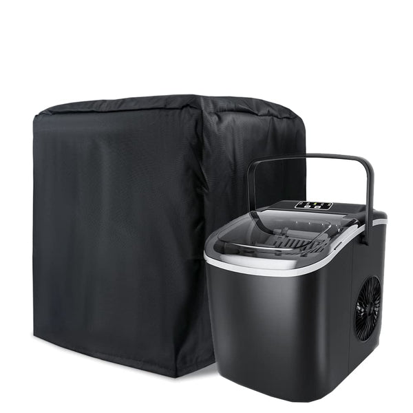 J&C Ice Maker Cover, 420D Countertop Ice Machine Maker Cover for Portable Ice Makers, No Ice Maker Included