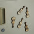 Guitar Magnets for Refrigerator, JruiZhp 16 Pcs Lovely Violin Shaped Magnets for Home and Office Decoration