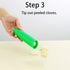 Sinnsally Garlic Peeler Skin Remover Roller Keeper, Easy Quick Silicone Tube Roller for Garlic Peeling (Green, Red)