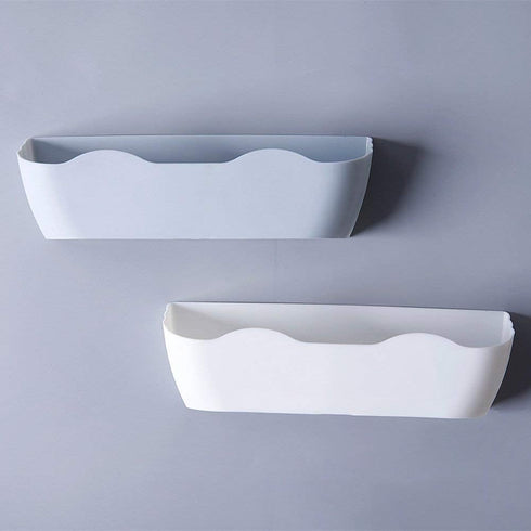 4pcs SM02(4PCS)) Wall Mounted Shoes Rack with Sticky Hanging Strips, Plastic Shoes Holder Storage Organizer,Door Shoe