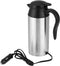 Car Electric Kettle, 750ml 120W 12V Stainless Steel Heating Kettle for Most 12V Power Source Cars