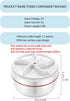 Portable Mini Turbo Washer, Portable washing machine, Mini washing machine portable washer for Underwear, Baby Clothes, or Small Items, for Apartments, Camping, Travel(without barrel)