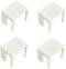 spansee 4 PCS Bookcase Connector Compatible with IKEA Billy Bookshelf, Bookshelf Aligner Shelf