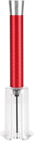 Air Pump Cork Remover, Pneumatic Corkscrew, Easy Air Pump Pressure Red Wine Bottle Opener, Black (Red)