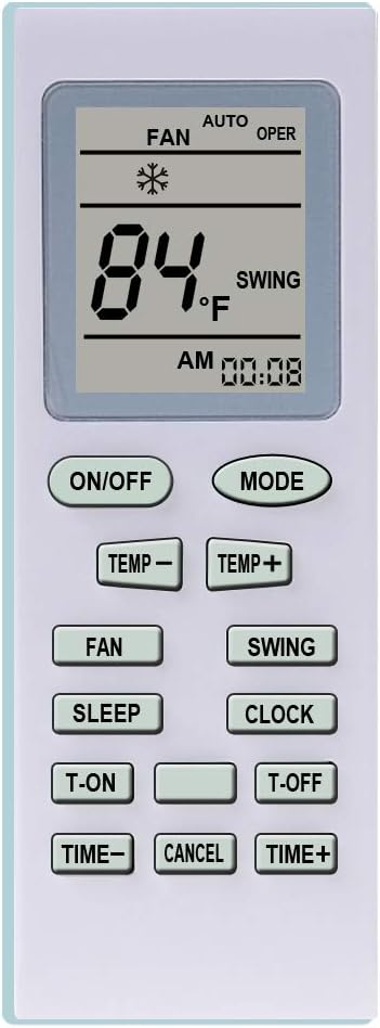 Home Appliances Inc Of ShenZhen Replacement for Soleus Air Air Conditioner Remote Control KFIHP-09-ID KFHHP-09-OD KFIHP-09-OD KFHHP-12-ID KFHHP-12-OD KFHHP-18-ID KFHHP-18-OD KFHHP-22-ID KFHHP-22-OD