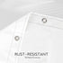 Shower Curtain Liner, 72 X 72 INCH PEVA, Waterproof & Washable Shower Curtain Liner for Bathroom, White