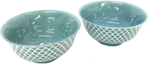 Set of 6 Porcelain Bowls