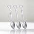 Smilesunus 10 Pcs Mini Shovel Spoons Dessert Spoons Stainless Steel Ice Cream Yogurt Spoons