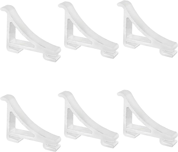 Freezer Shelf Clip ZZLZX, 6PCS Cooler Shelf Brace Clips for Refrigerator Support