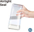 4" Counter, (1.2 Felli Flip Tite Food Storage Container with Lid Airtight Ring Seal Flip Top, Stackable Acrylic