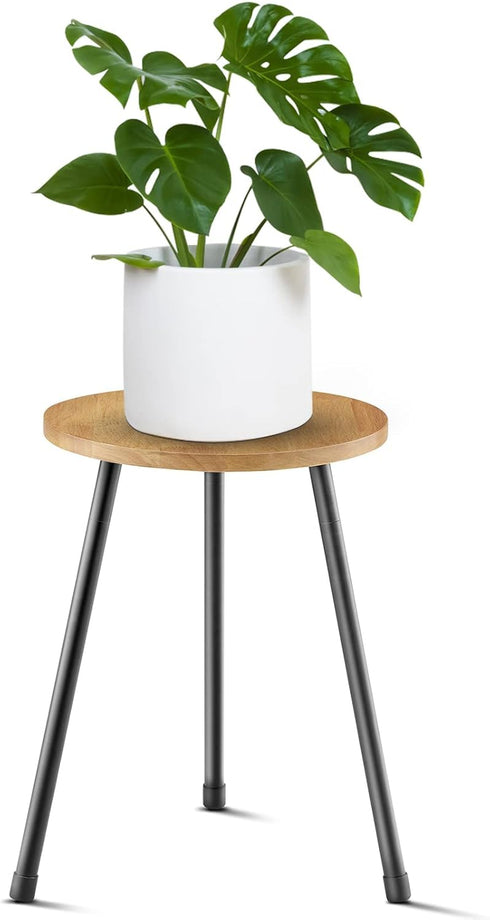 KINNARY Indoor Plant Stand, Mid Century Wood Plant Stand Plant Table for