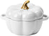 Dutch Oven Pot with Lid, Pumpkin Pottery Dessert Saucepan, Mini Baking Dish, Pumpkin-Shaped Casserole