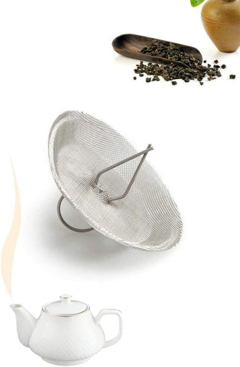 5 Pcs Round Tea Strainer, Stainless Steel Kettle Spout Filter, 1.53" Diameter, Insert Inside Teapot