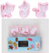Cookie Cutters Cat Shape, 3PCS Animal Cookie Stamps for Baking, Pink