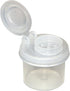 BRAZZA Salt and Pepper Shakers Moisture Proof Set, Clear with Black Lids, Perfect for Camping, Travel Spice Set (5 mini)