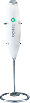 Tenzo Electric Matcha Whisk and Milk Frother (Batteries Included) - Handheld Foam Maker for Matcha Lattes, Whisk Mixer