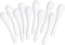 White Long Handle Porcelain Spoons Coffee, Tea, Yogurt and Ice-cream, Cutlery Fitting