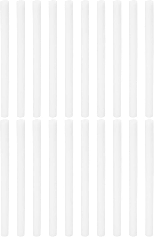 PATIKIL 20 Pcs Humidifier Cotton Filter Sticks, Refill Wicks Replacement for USB Mini Humidifiers (6.3'' x 0.39'')