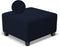 Square Ottoman Cover,Soft Stretch Jacquard Slipcover with Dual Waterproof Layers,Washable Furniture Protector