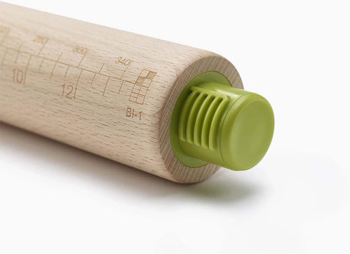 Joseph Joseph PrecisionPin Adjustable Rolling Pin, Multicolor for Consistent Dough Thickness and Perfect Baking