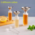 Kitchen Funnels Set for Bottles, 3pc Small/Medium/Large Stainless Steel Metal Funnels with 2 Cleaning Brushes