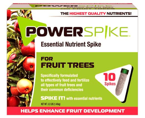 Power Spike for Fruit Trees. Essential Nutrient Spike formulated to Feed All Types of