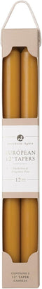 Northern Lights Candles, 12" 2pk Tapers, Caramel