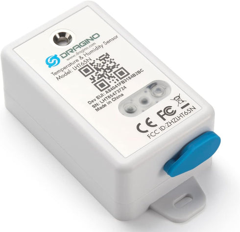 Long Range LHT65N LoRaWAN Temperature & Humidity Sensor, Built-in SHT20, 2400mAh, 915MHz, LoRaWAN v1.0.2 Protocol