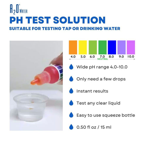 SANASTEC RED/75-100 Water pH Test Liquid - Tests