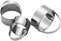3 Pieces Round Biscuit Cutter with Handle, Stainless Steel Doughnut Cutter Baking Molds Assorted Sizes