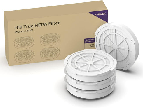 1-Year Pack Air Purifier Replacement Filter for AP001R, True HEPA Filter, 4 Pack