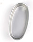 2 Pack Non-Stick Pro Bakeware Loaf Pans, 8in Oval Shape Aluminum Cake Pan for Home Kitchen, Bakery Breads